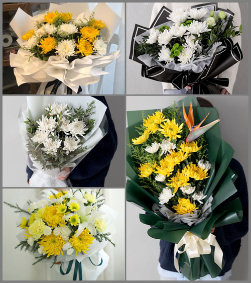 广东梅州市兴宁市刁坊镇新建村白事花束代送